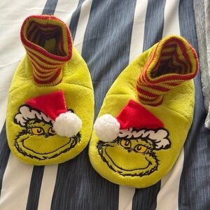Grinch Christmas Slippers